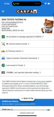 2006 Toyota Tacoma V6