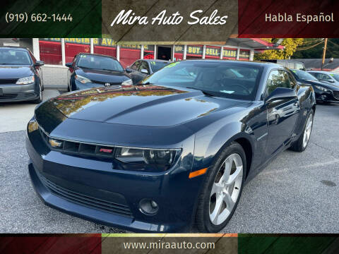 2015 Chevrolet Camaro for sale at Mira Auto Sales in Raleigh NC