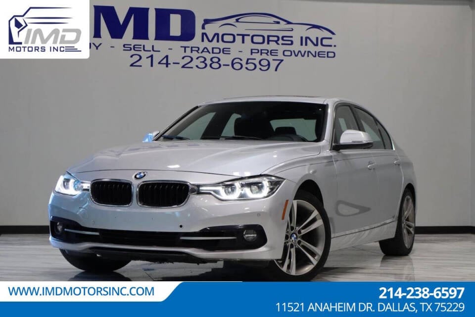 2018 BMW 3 Series for sale at IMD MOTORS, INC in Dallas, TX