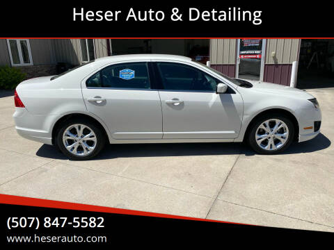 2012 Ford Fusion for sale at Heser Auto & Detailing in Jackson MN