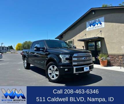 2015 Ford F-150 for sale at Western Mountain Bus & Auto Sales in Nampa ID