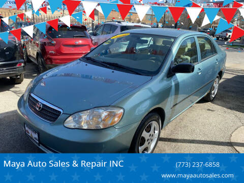 2006 Toyota Corolla for sale at Maya Auto Sales & Repair INC in Chicago IL