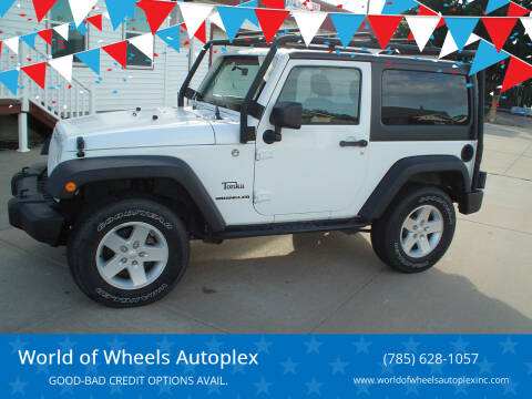 2012 Jeep Wrangler for sale at World of Wheels Autoplex in Hays KS