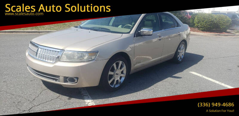 2008 Lincoln MKZ for sale at Scales Auto Solutions in Madison NC