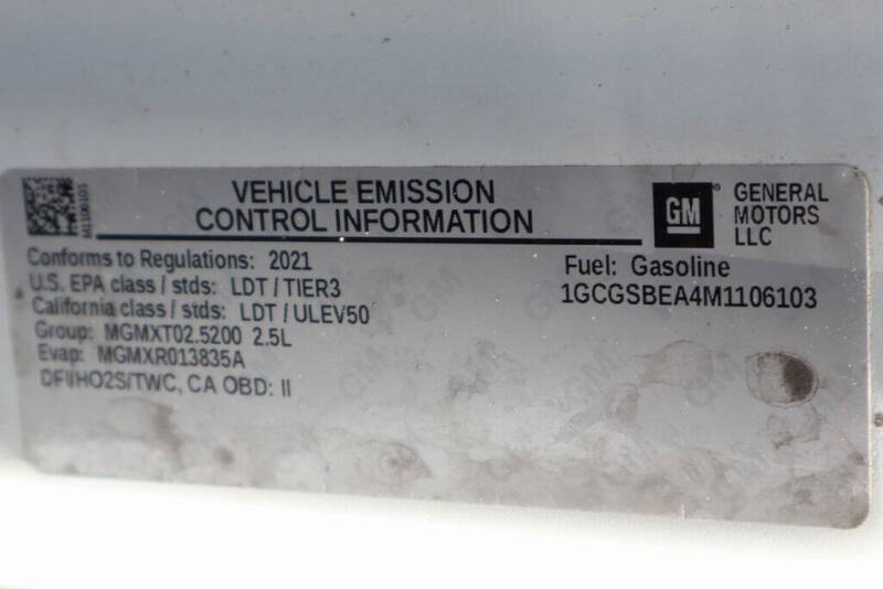 2021 Chevrolet Colorado Work Truck