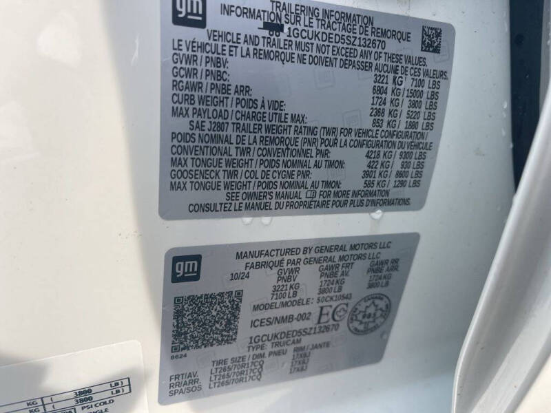 2025 Chevrolet Silverado 1500