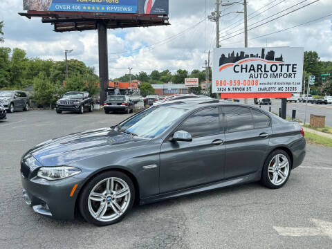 2016 BMW 5 Series for sale at Charlotte Auto Import in Charlotte NC