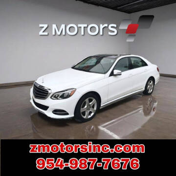 2016 Mercedes-Benz E-Class for sale at Z Motors in North Lauderdale FL