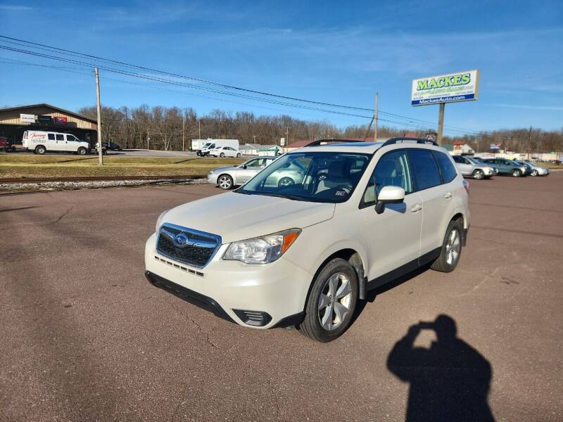 2014 Subaru Forester for sale at Mackes Family Auto Sales LLC in Bloomsburg PA