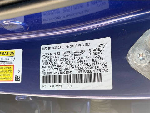 2020 Honda Accord Sport