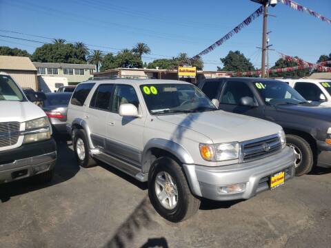 2000 Toyota 4Runner for sale at L & M MOTORS in Santa Maria CA