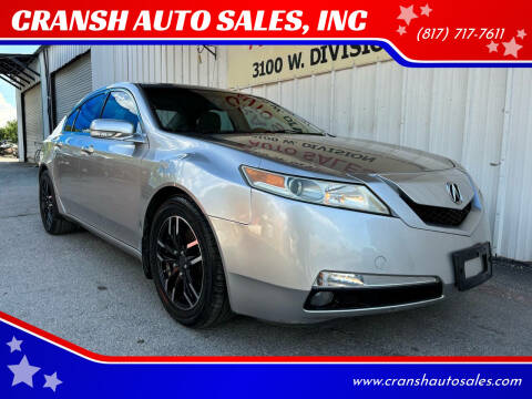 2009 Acura TL for sale at CRANSH AUTO SALES, INC in Arlington TX