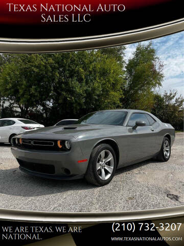 2018 Dodge Challenger for sale at Texas National Auto Sales LLC in San Antonio TX