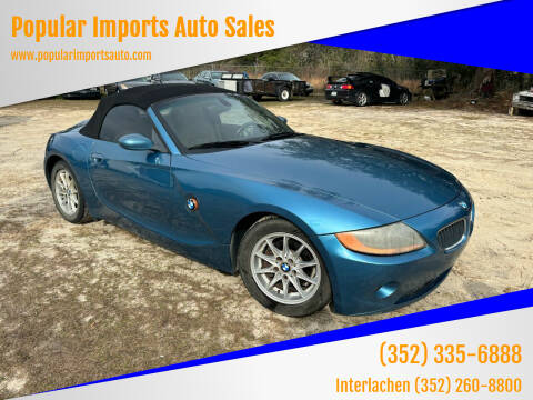 2004 BMW Z4 for sale at Popular Imports Auto Sales - Popular Imports-InterLachen in Interlachehen FL