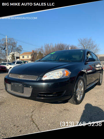 2012 Chevrolet Impala for sale at BIG MIKE AUTO SALES LLC in Lincoln Park MI