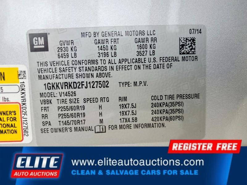 2015 GMC Acadia SLT-1