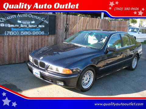 2000 BMW 5 Series for sale at Quality Auto Outlet in Vista CA