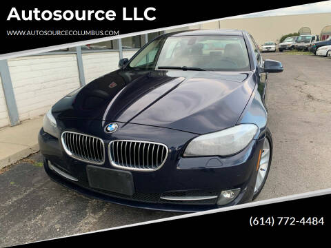 2012 BMW 5 Series for sale at Autosource LLC in Columbus OH