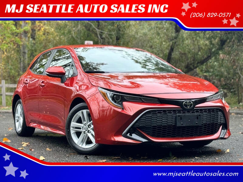 2019 Toyota Corolla Hatchback for sale at MJ SEATTLE AUTO SALES INC in Kent WA