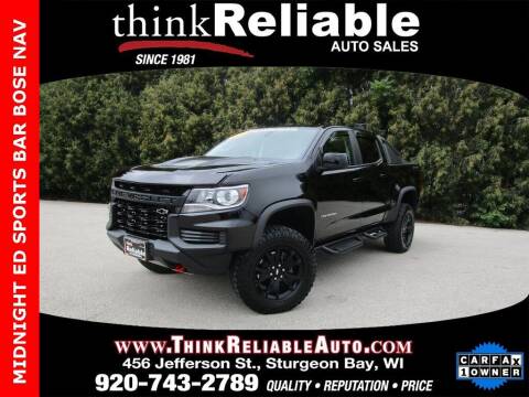 2022 Chevrolet Colorado for sale at RELIABLE AUTOMOBILE SALES, INC in Sturgeon Bay WI