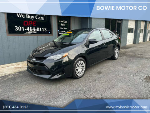 2018 Toyota Corolla for sale at Bowie Motor Co in Bowie MD