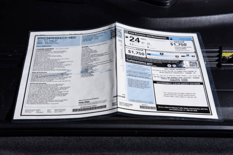 2017 Porsche 911 Targa 4S
