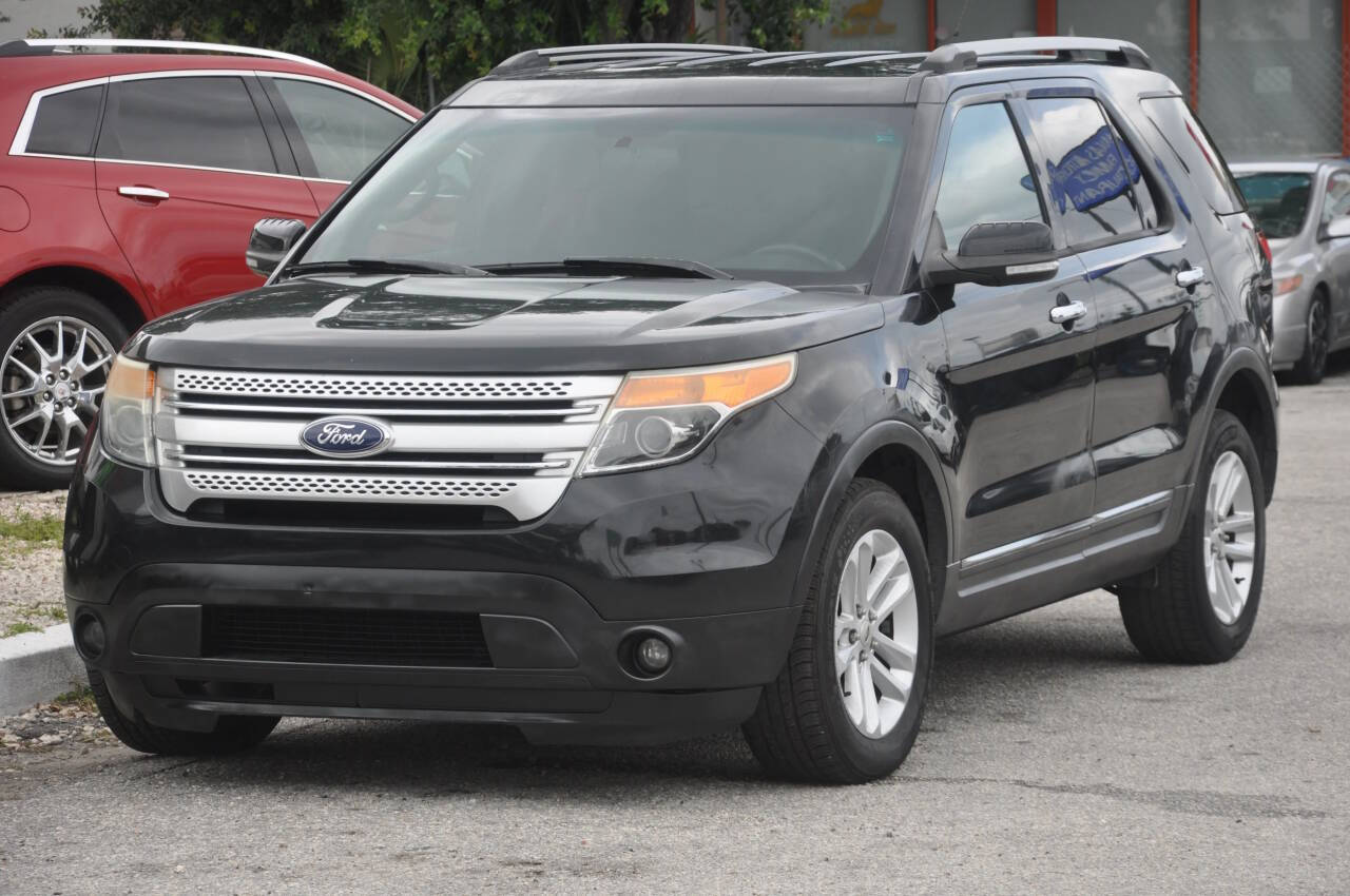 Black 2014 Ford Explorer XLT AWD XLT 4dr SUV 2