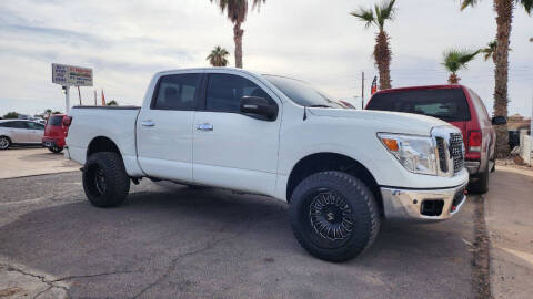 2018 Nissan Titan for sale at JJ's Adobe Auto Inc in Casa Grande AZ