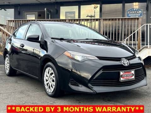 2017 Toyota Corolla for sale at CERTIFIED CAR CENTER in Fairfax VA
