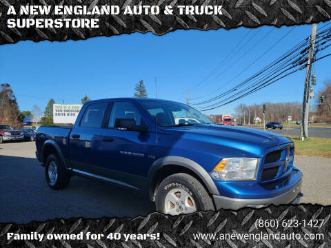 2011 RAM 1500 for sale at A NEW ENGLAND AUTO & TRUCK SUPERSTORE in East Windsor CT