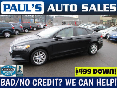 2013 Ford Fusion for sale at Paul's Auto Sales in Eugene OR