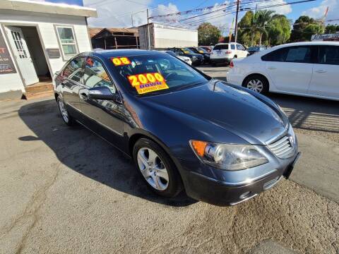 2008 Acura RL for sale at ROBLES MOTORS in San Jose CA