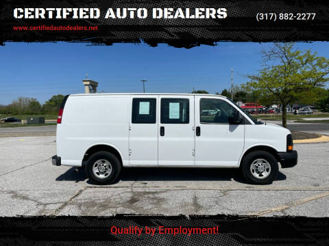 2013 Chevrolet Express for sale at CERTIFIED AUTO DEALERS in Greenwood IN