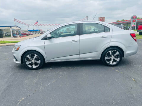 2018 Chevrolet Sonic for sale at Pioneer Auto in Ponca City OK