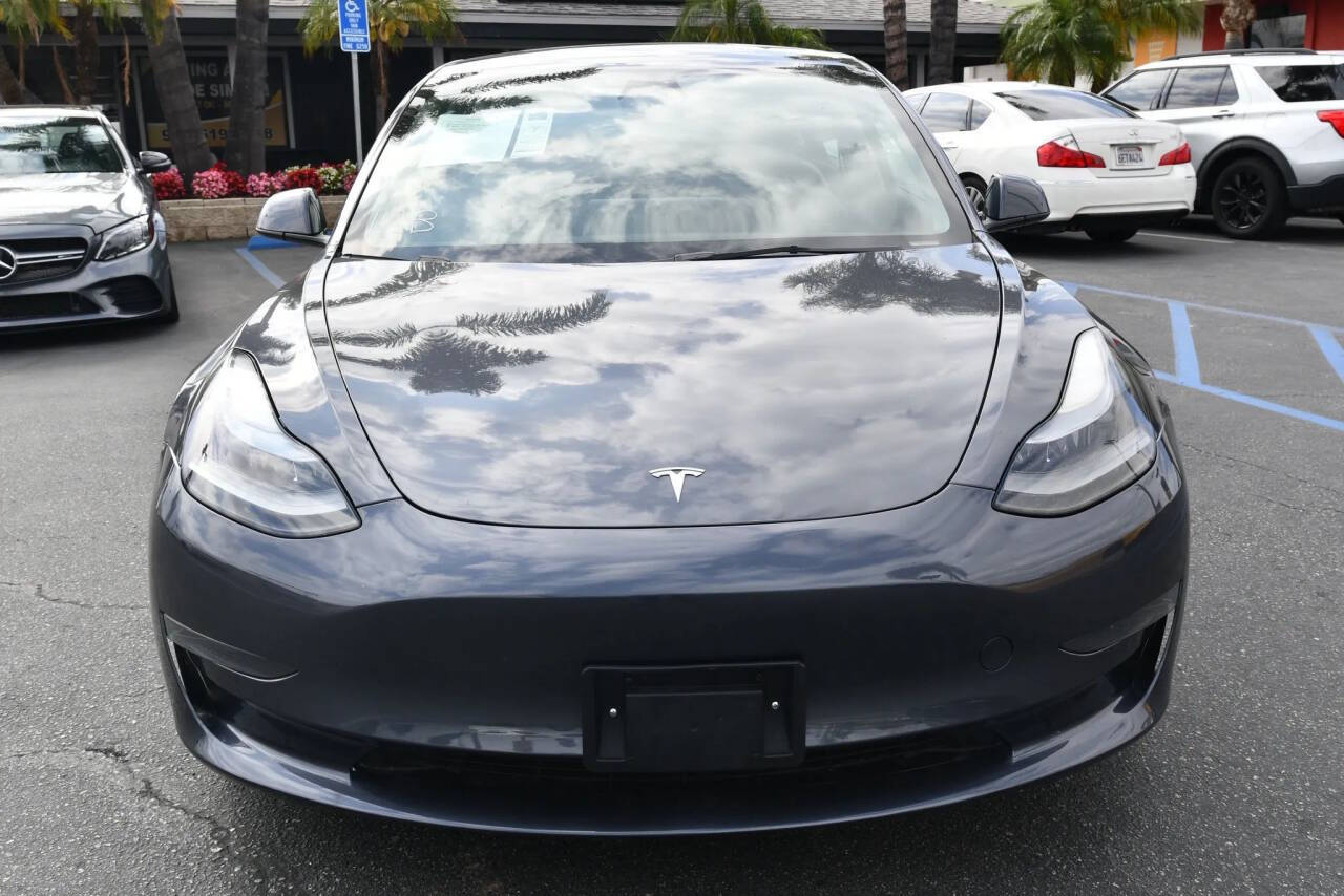 Gray 2023 Tesla Model 3 Base 4dr Sedan 2