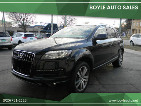 2014 Audi Q7 for sale at Boyle Auto Sales in Appleton WI