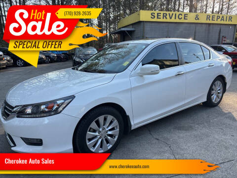 2015 Honda Accord for sale at Cherokee Auto Sales in Acworth GA