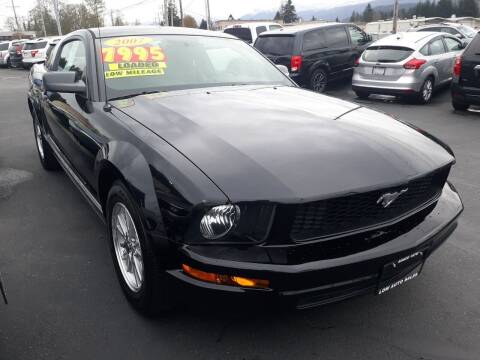2007 Ford Mustang for sale at Low Auto Sales in Sedro Woolley WA