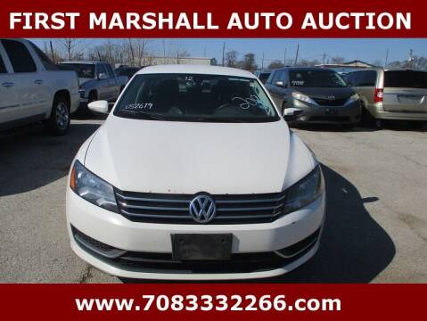 2012 Volkswagen Passat for sale at First Marshall Auto Auction in Harvey IL