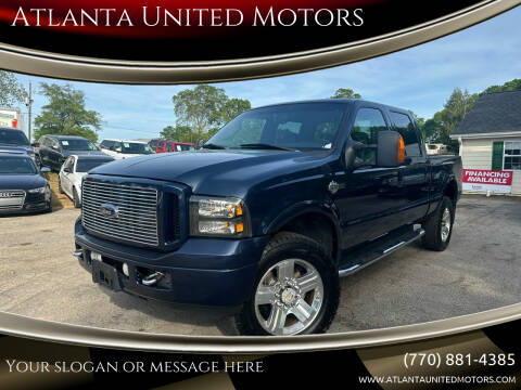 2005 Ford F-350 Super Duty for sale at Atlanta United Motors in Jefferson GA