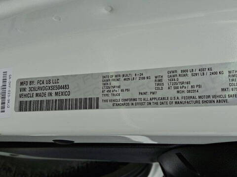 2025 RAM ProMaster