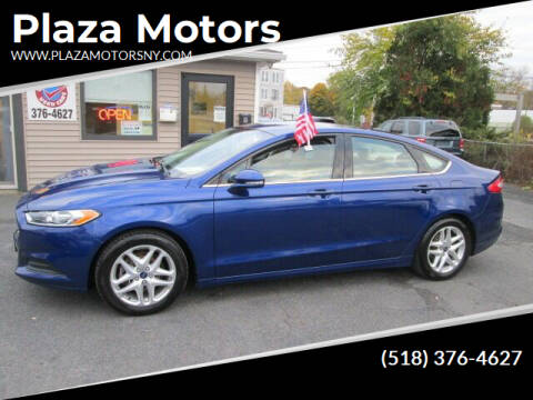 2013 Ford Fusion for sale at Plaza Motors in Rensselaer NY