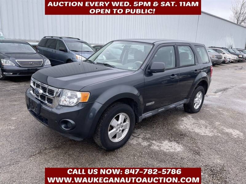 2008 Ford Escape for sale at Waukegan Auto Auction in Waukegan IL