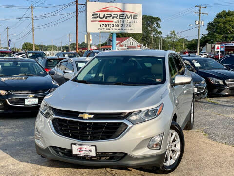 2018 Chevrolet Equinox for sale at Supreme Auto Sales in Chesapeake VA