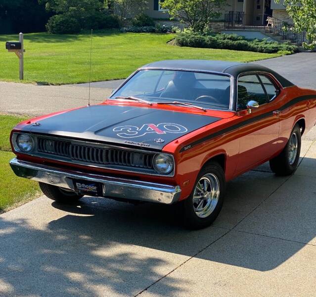 1971 Plymouth Duster for sale at Midwest Vintage Cars LLC in Chicago IL