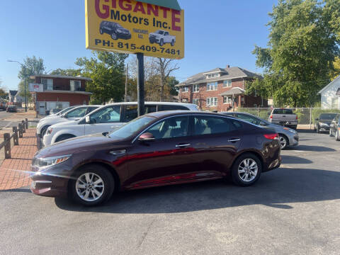 2018 Kia Optima for sale at GIGANTE MOTORS INC in Joliet IL