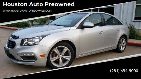 2015 Chevrolet Cruze for sale at Houston Auto Preowned in Houston TX