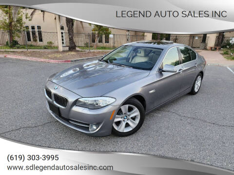 2013 BMW 5 Series for sale at Legend Auto Sales Inc in Lemon Grove CA