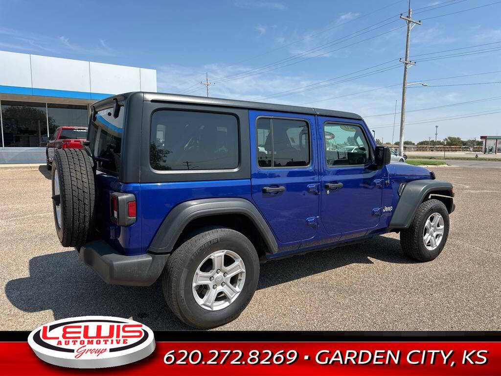 2020 Jeep Wrangler Unlimited for sale at Lewis Chevrolet of Garden City in Garden City, KS