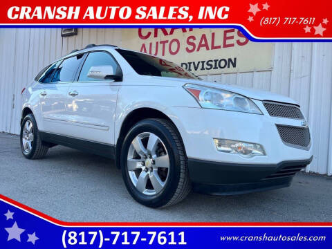 2010 Chevrolet Traverse for sale at CRANSH AUTO SALES, INC in Arlington TX